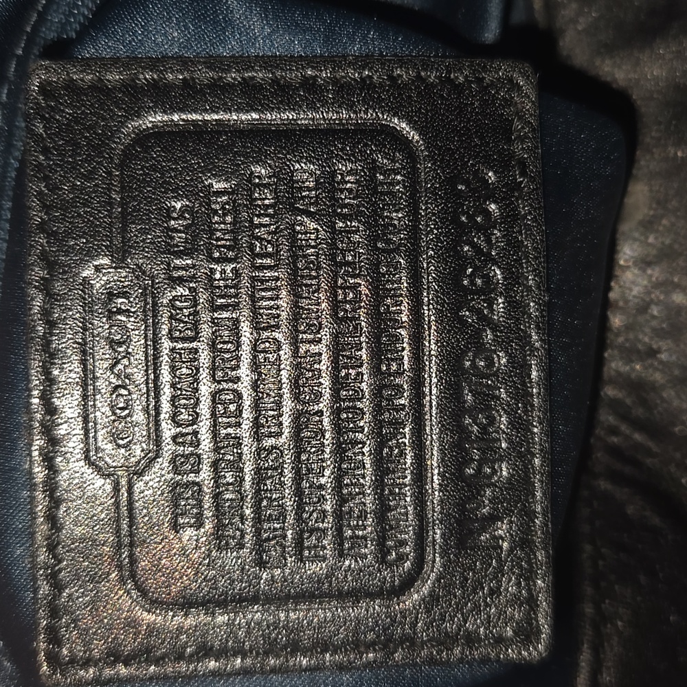 Coach Black Leopard Print Purse - Picture 10 of 11